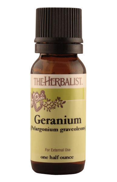 Geranium, Rose Essential Oil 1/4 oz (Organic)