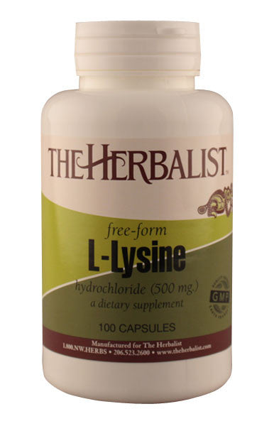 L-Lysine 100 capsules - Herbalist Private Label