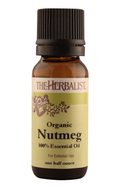 Nutmeg Essential Oil 1/4 oz. - Organic - The Herbalist